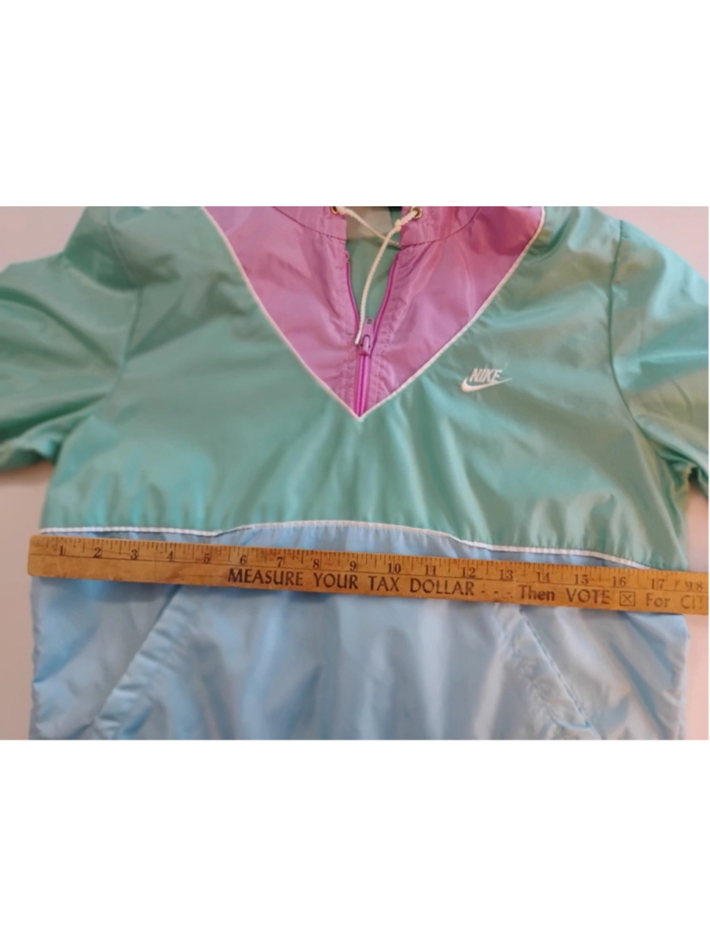 Vintage 80s Nike Windbreaker Pink Windbreaker Pullover lightweight 
Youth? Small - Picture 7 of 8